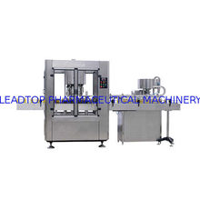 Rotary High Speed Glass / Plastic Bottle Capping Machine with Auto Capper